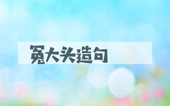 用冤大头造句