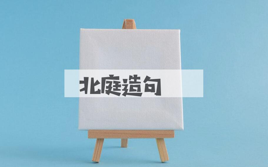 用北庭造句