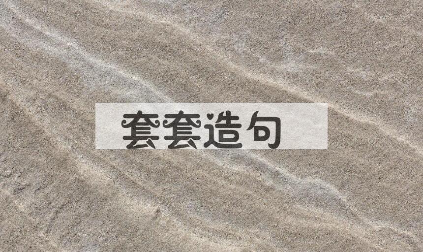 用套套造句