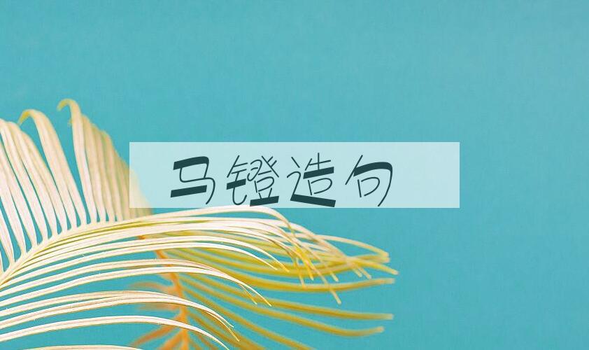 用马镫造句