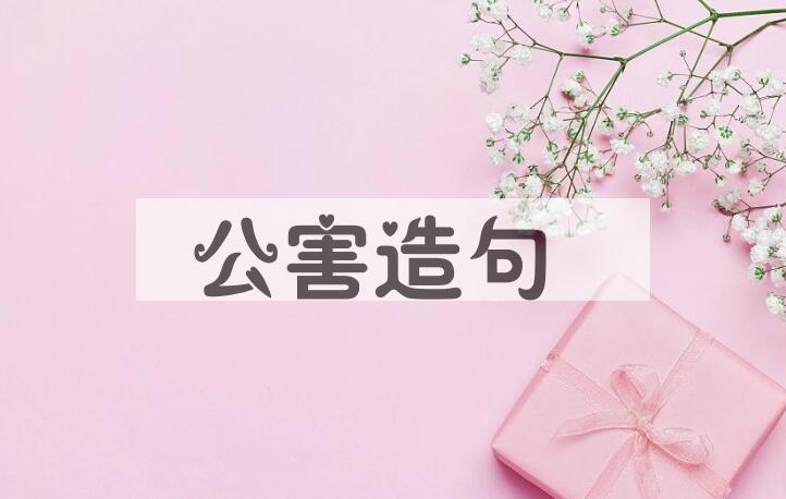 用公害造句
