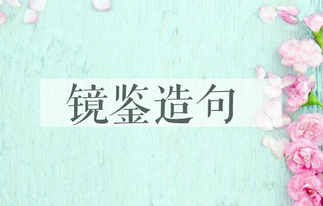 用镜鉴造句