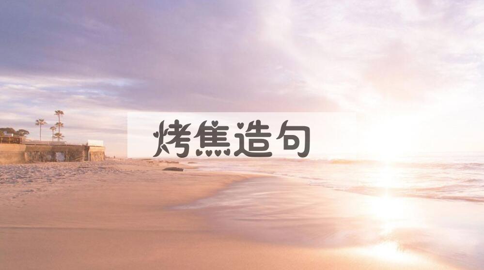 用烤焦造句