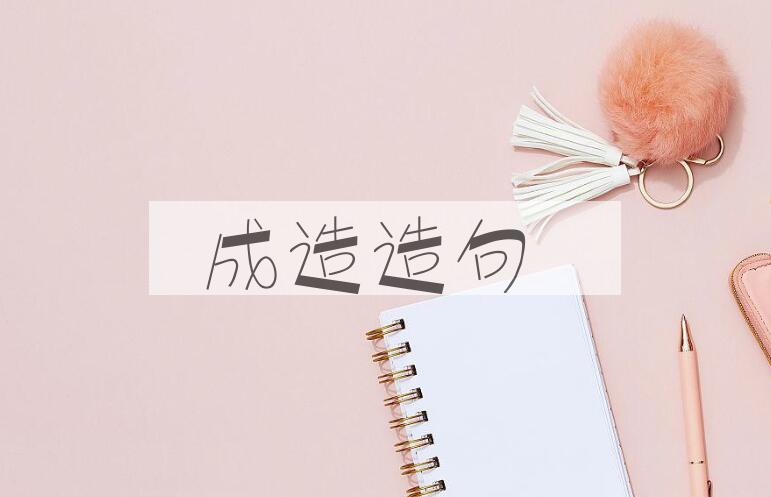 用成造造句