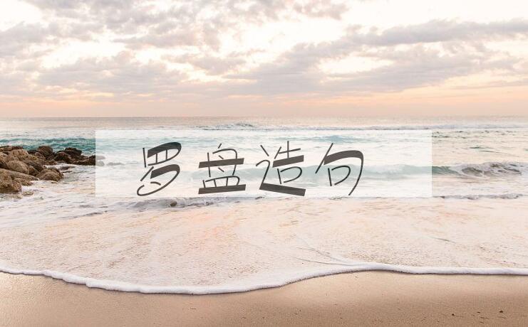 用罗盘造句