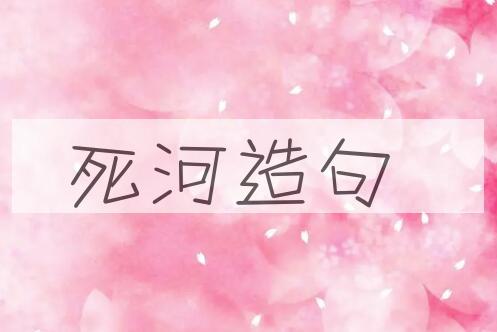 用死河造句