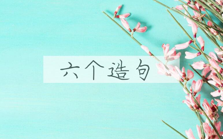 用六个造句