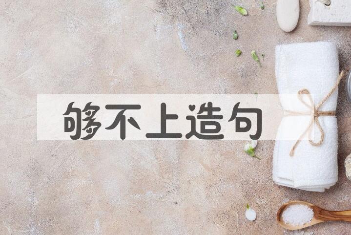 用够不上造句