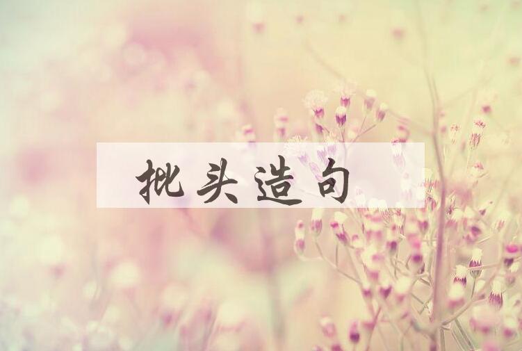 用批头造句