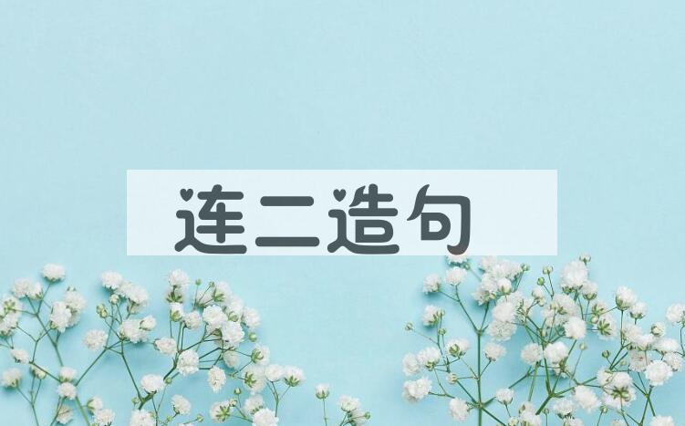 用连二造句