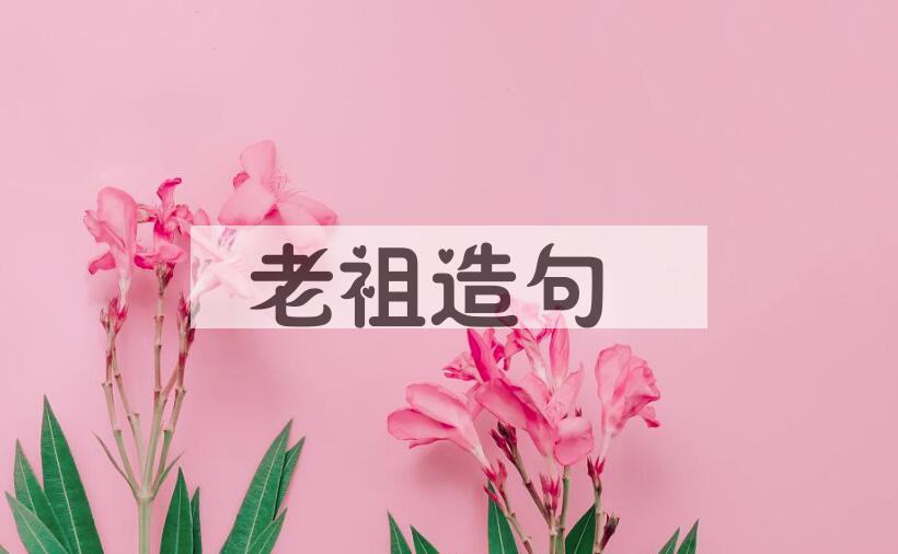 用老祖造句