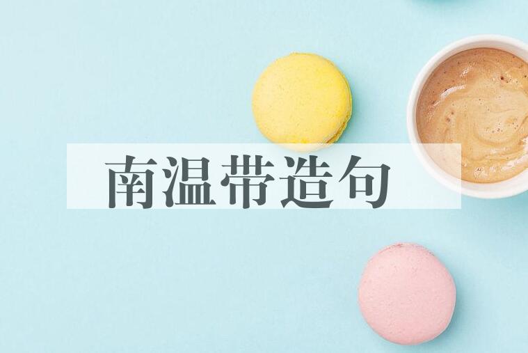 用南温带造句