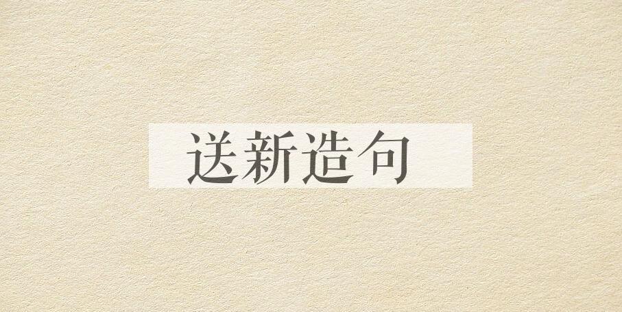 用送新造句