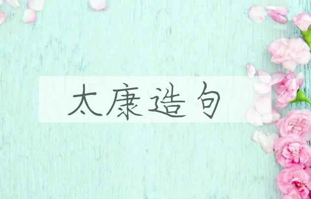 用太康造句