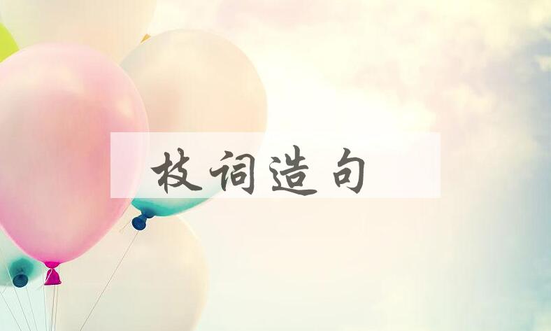 用枝词造句