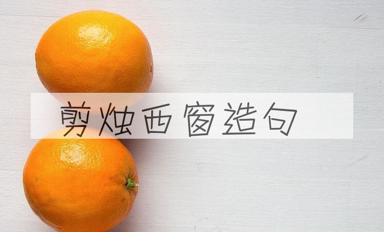 用剪烛西窗造句