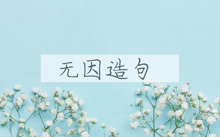 用无因造句