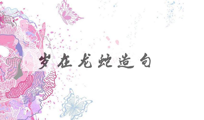 用岁在龙蛇造句