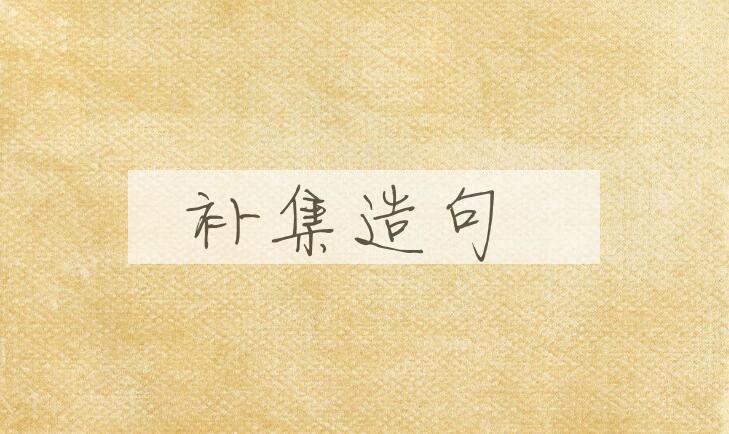 用补集造句
