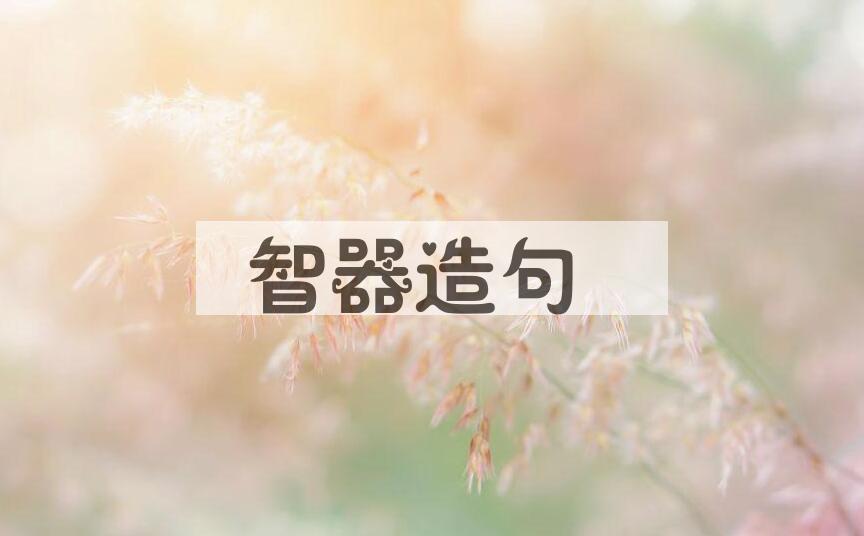 用智器造句