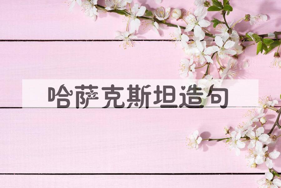 用哈萨克斯坦造句
