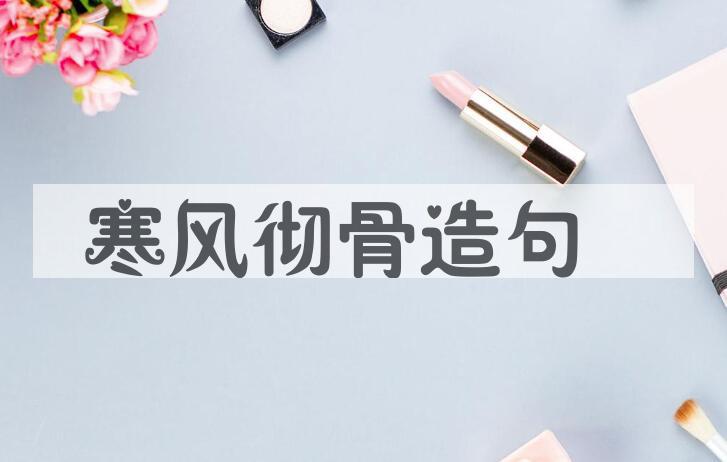 用寒风彻骨造句
