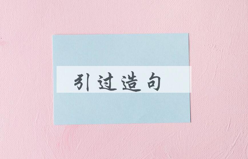 用引过造句