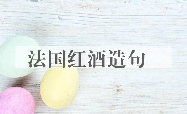 用法国红酒造句