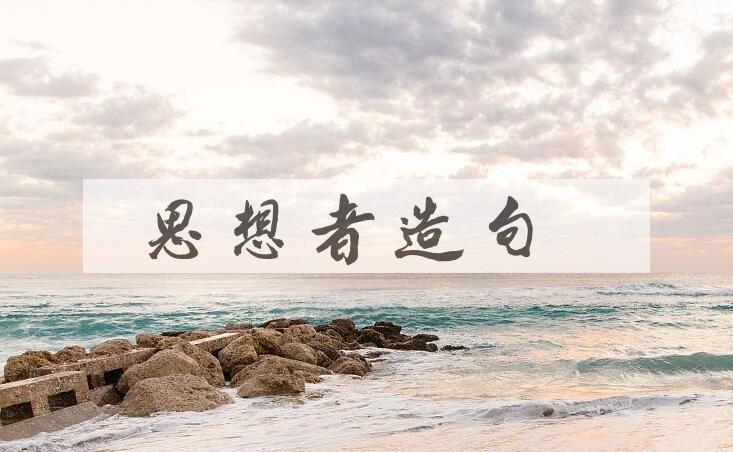 用思想者造句