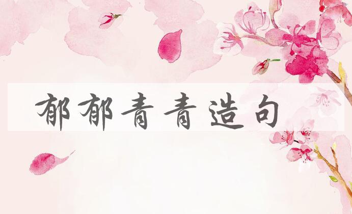 用郁郁青青造句