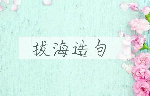 用拔海造句
