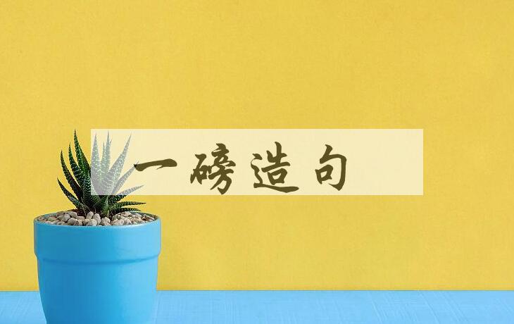 用一磅造句