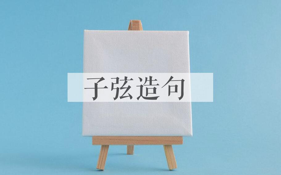 用子弦造句