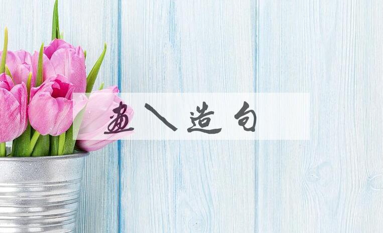用画作造句