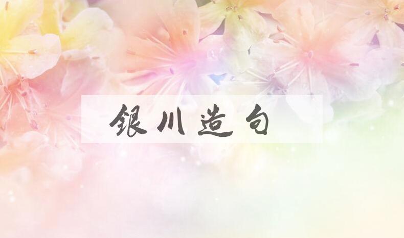用银川造句