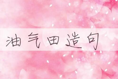 用油气田造句