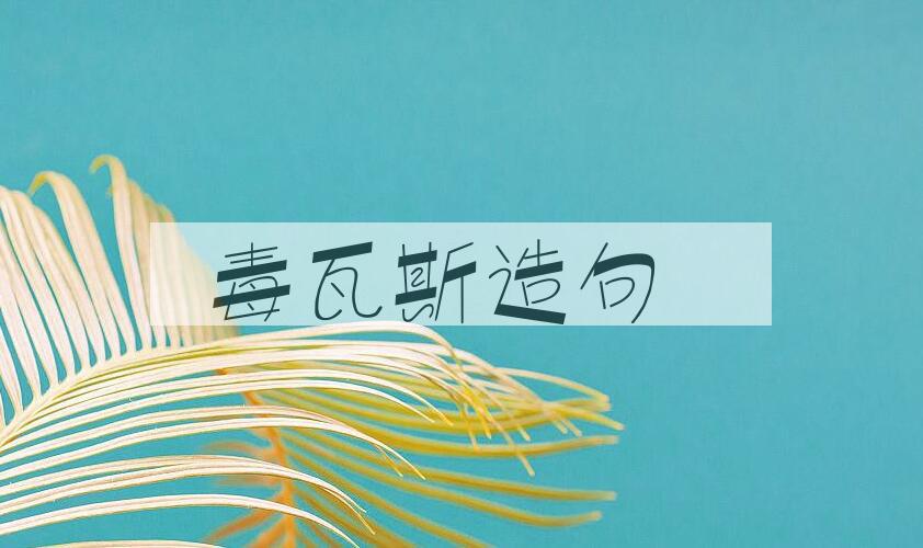 用毒瓦斯造句
