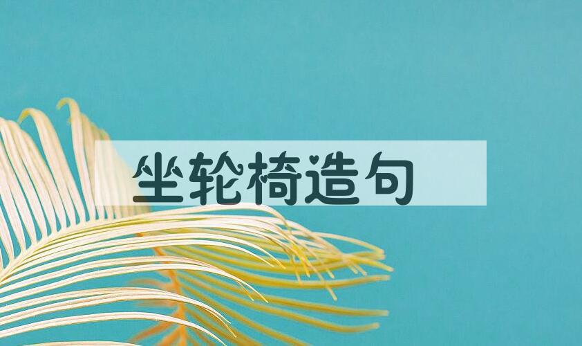 用坐轮椅造句