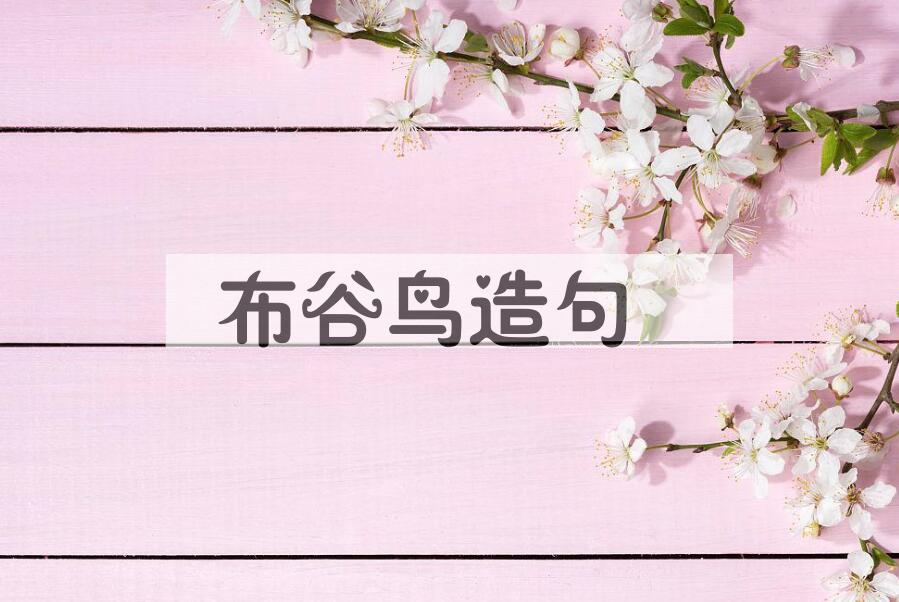 用布谷鸟造句