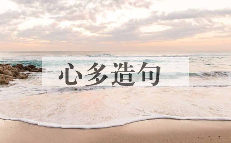 用心多造句