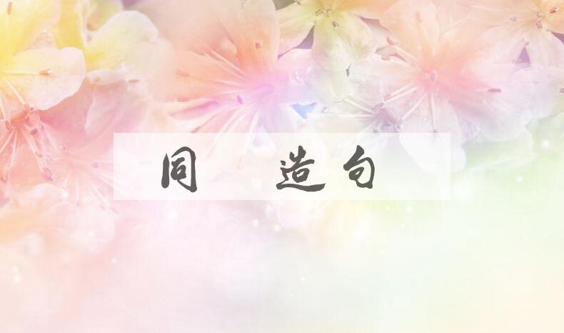 用同母造句