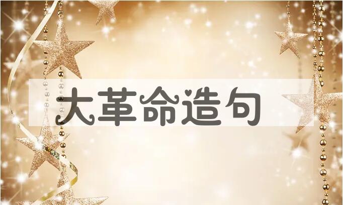 用大革命造句