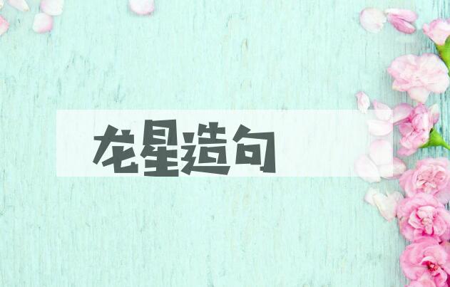用龙星造句