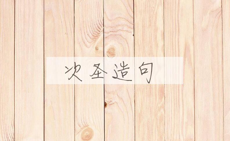 用次圣造句