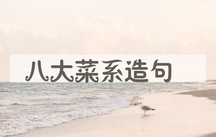 用八大菜系造句