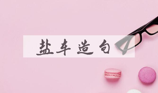 用盐车造句