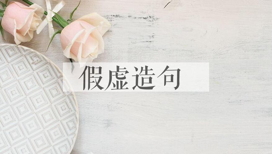 用假虚造句