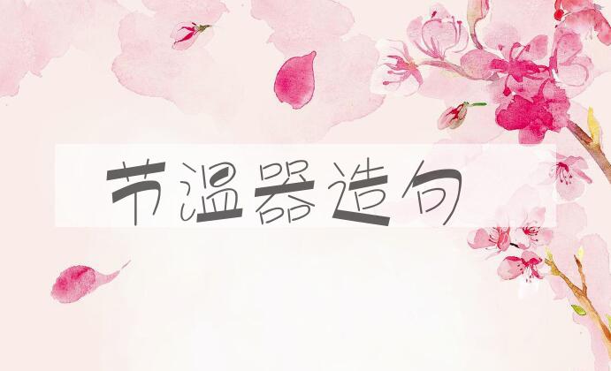 用节温器造句