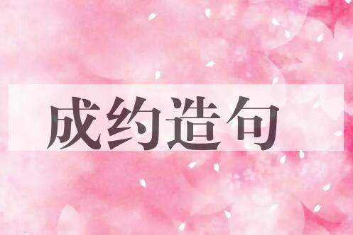 用成约造句