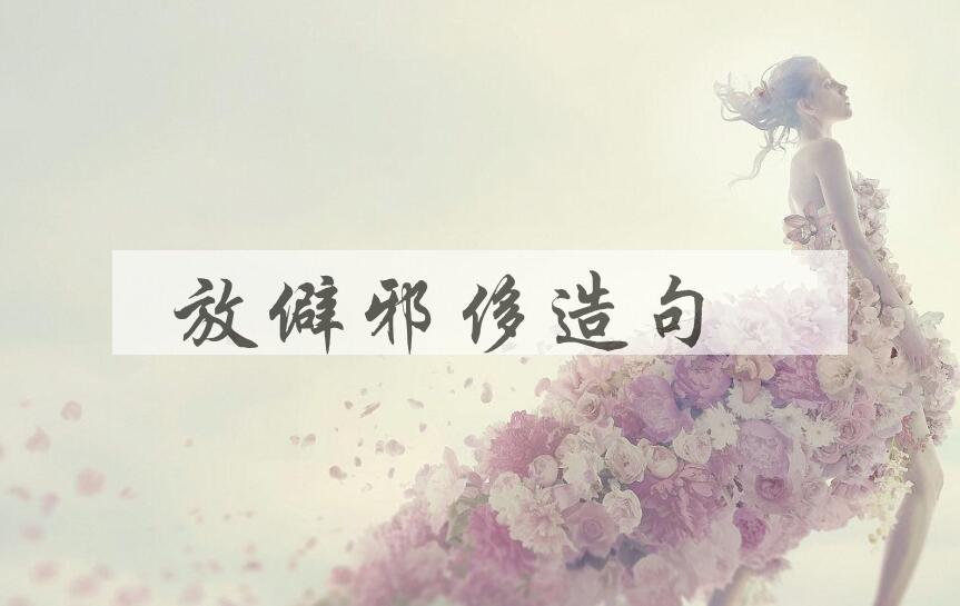 用放僻邪侈造句